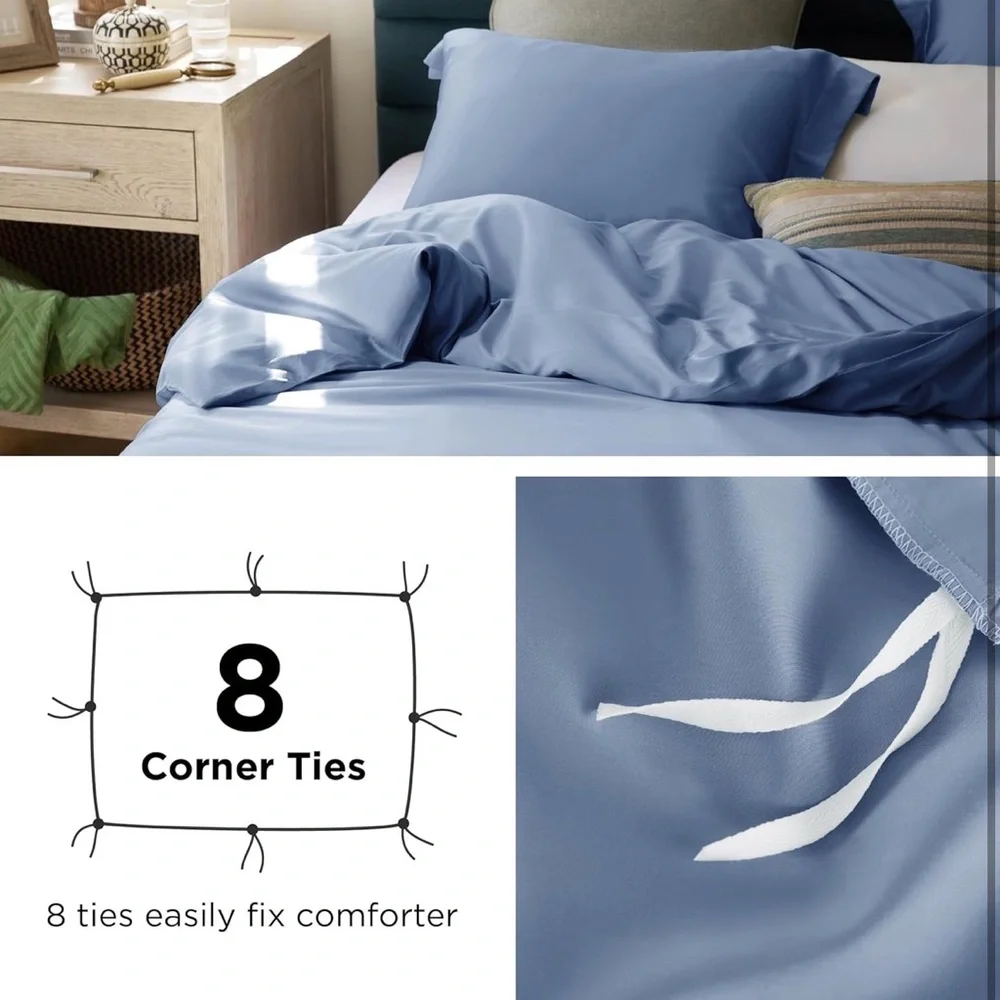 Bedsure Duvet Cover Queen Size Comforter Cover Set